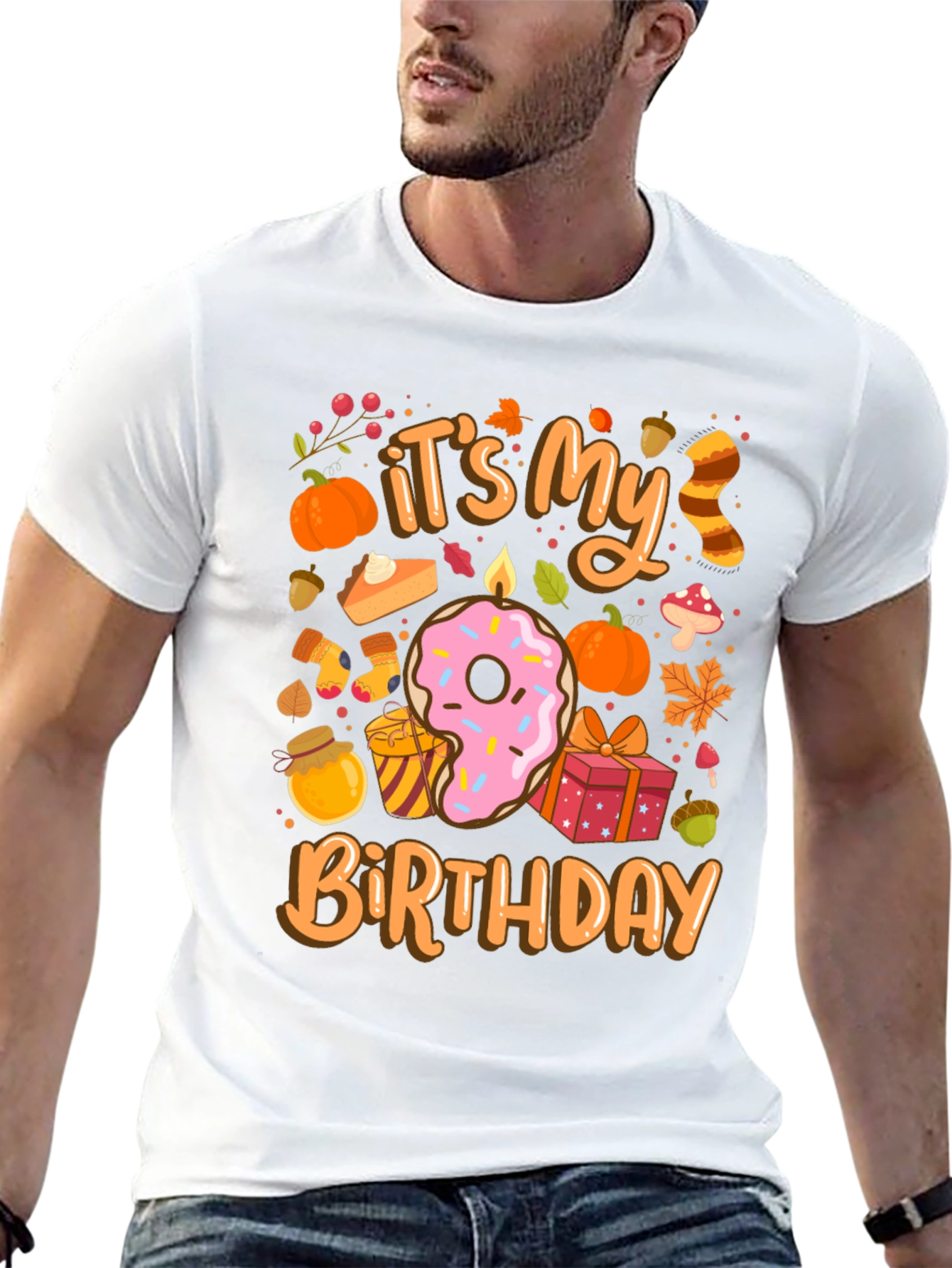 Its My Birthday Fall Themed T-Shirt