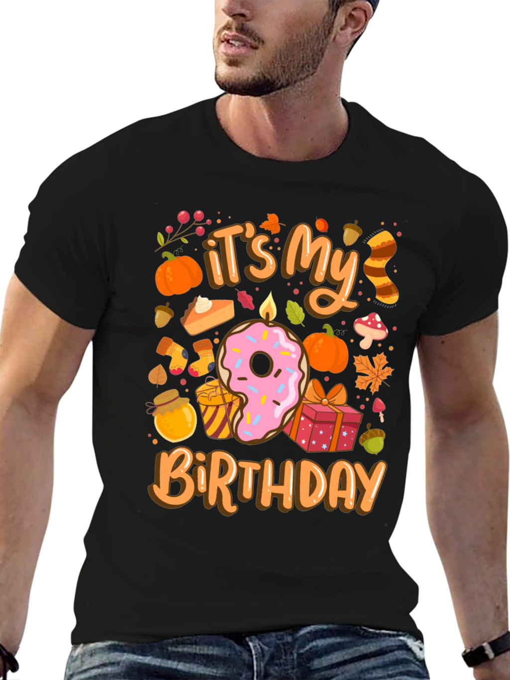 Its My Birthday Fall Themed T-Shirt