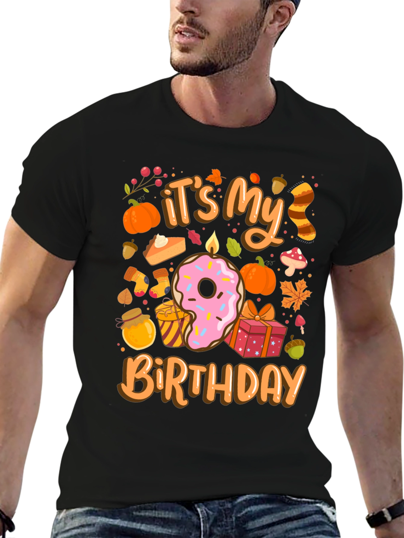 Its My Birthday Fall Themed T-Shirt