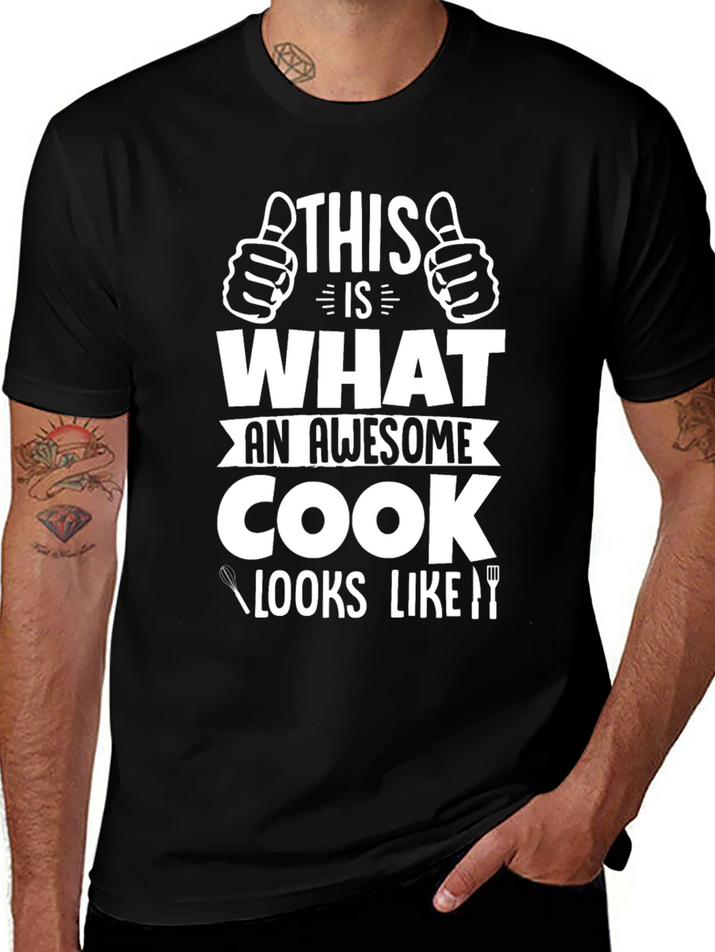 Awesome Cook T-Shirt - Chef Humor Tee