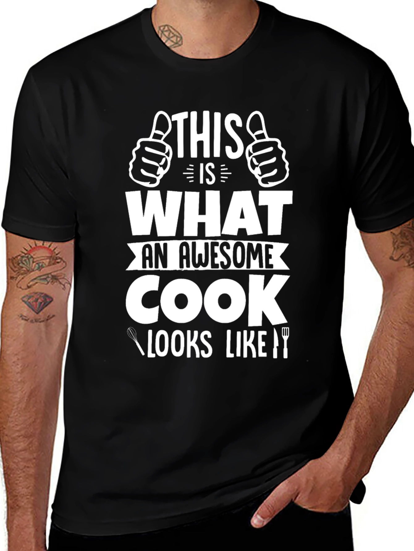 Awesome Cook T-Shirt - Chef Humor Tee