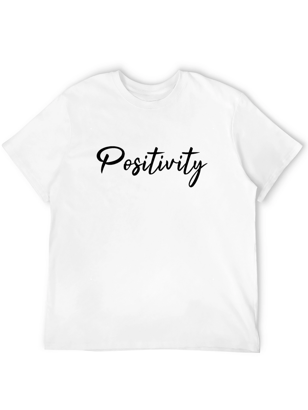 Positivity Black Graphic Tee - Mens
