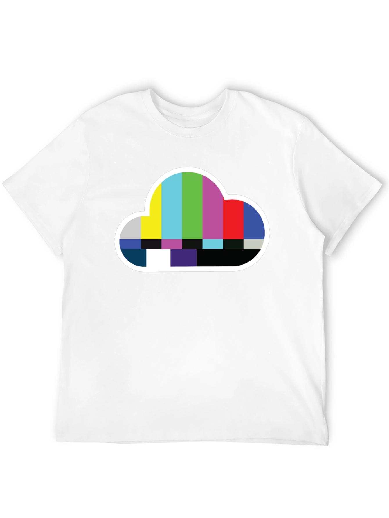 Cloud TV Test Pattern T-Shirt