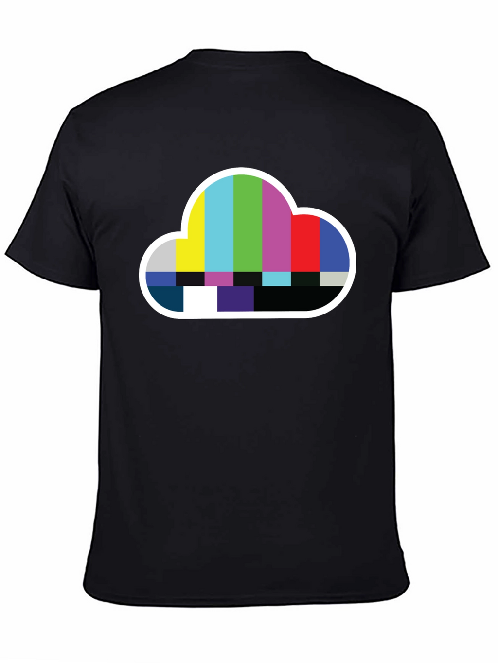 Cloud TV Test Pattern T-Shirt