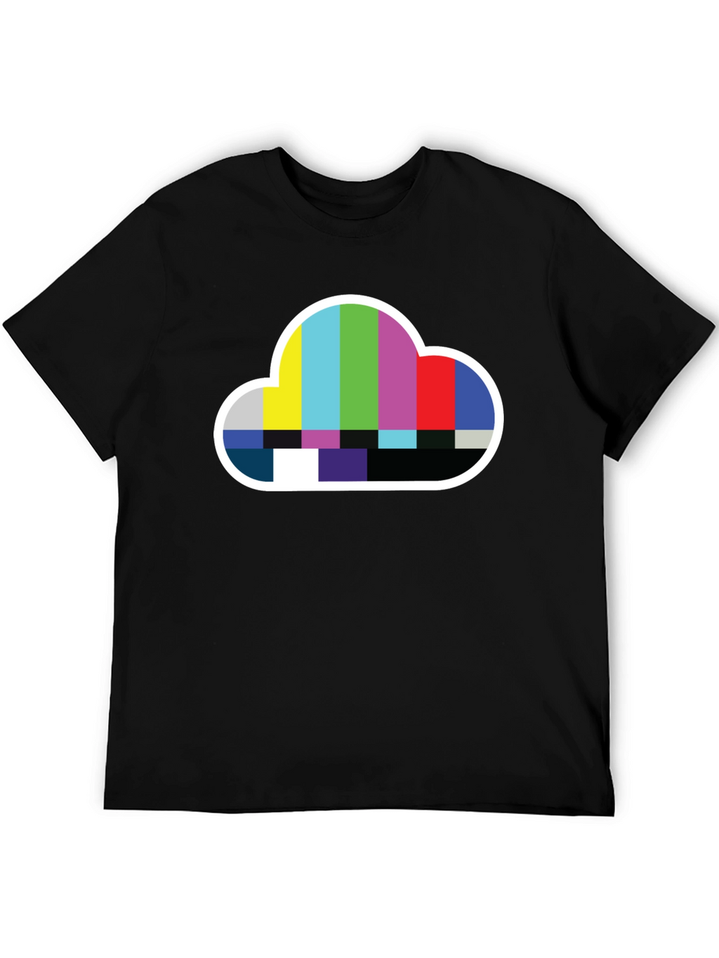 Cloud TV Test Pattern T-Shirt
