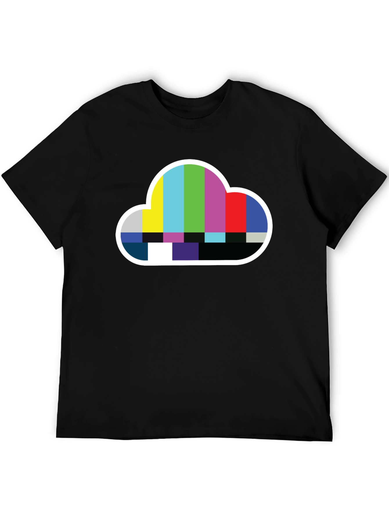 Cloud TV Test Pattern T-Shirt