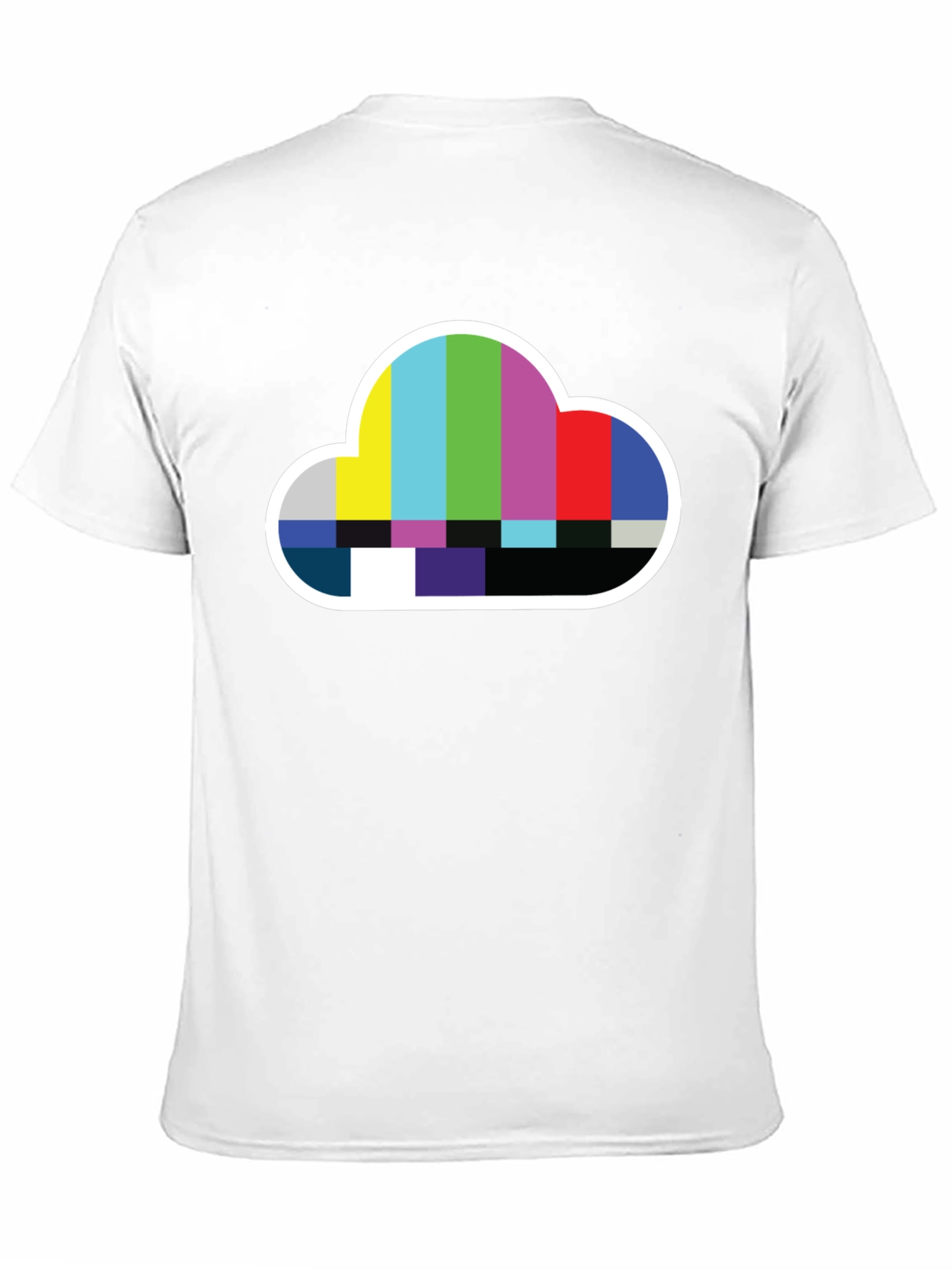 Cloud TV Test Pattern T-Shirt