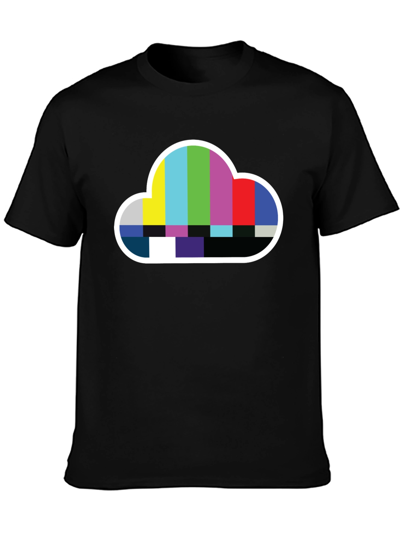 Cloud TV Test Pattern T-Shirt
