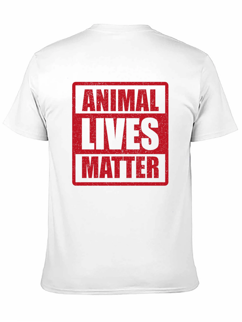 Animal Lives Matter Graphic T-Shirt Black