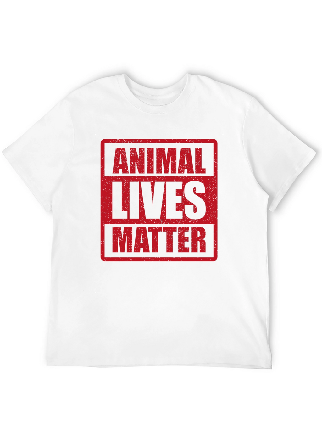 Animal Lives Matter Graphic T-Shirt Black