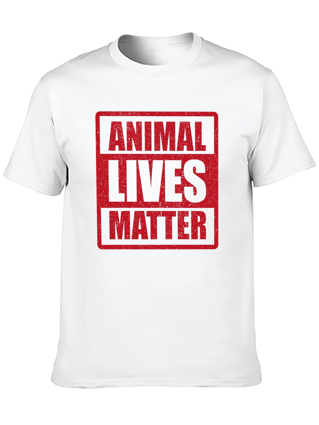 Animal Lives Matter Graphic T-Shirt Black