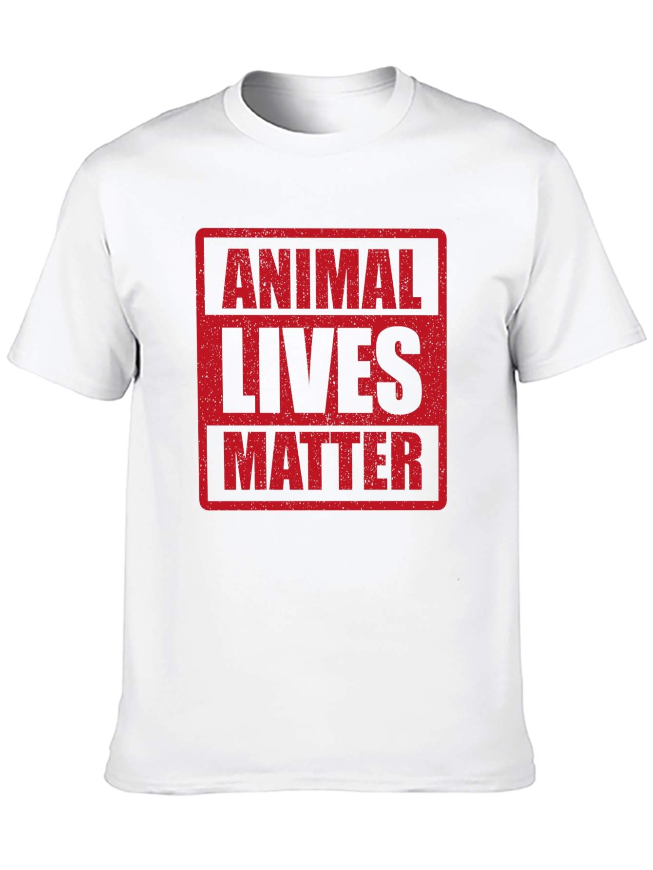 Animal Lives Matter Graphic T-Shirt Black