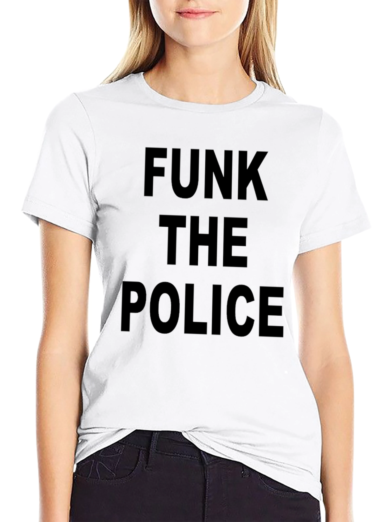 Funk the Police Graphic Tee - Bold Protest T-Shirt