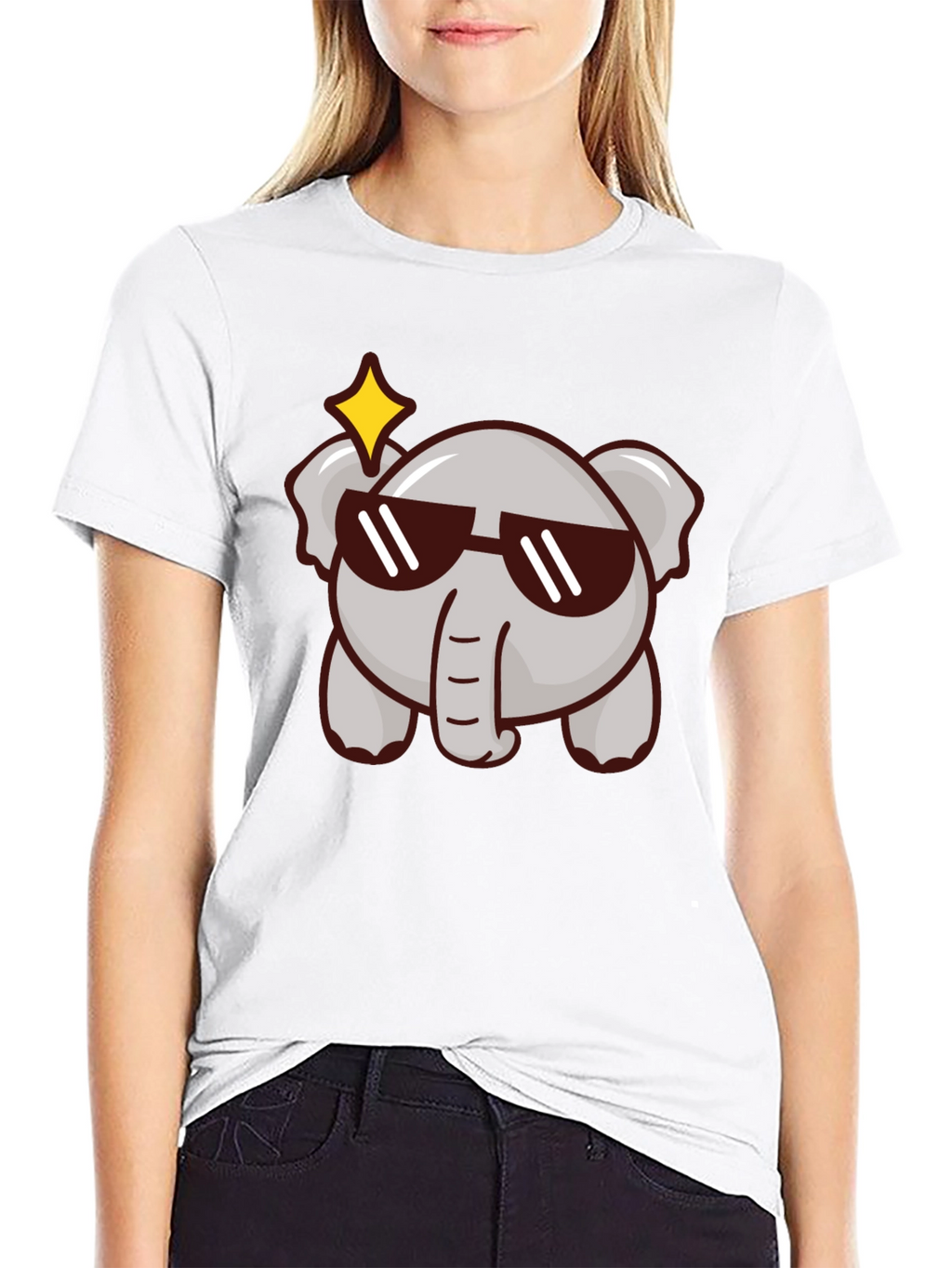 Cool Elephant Graphic Tee