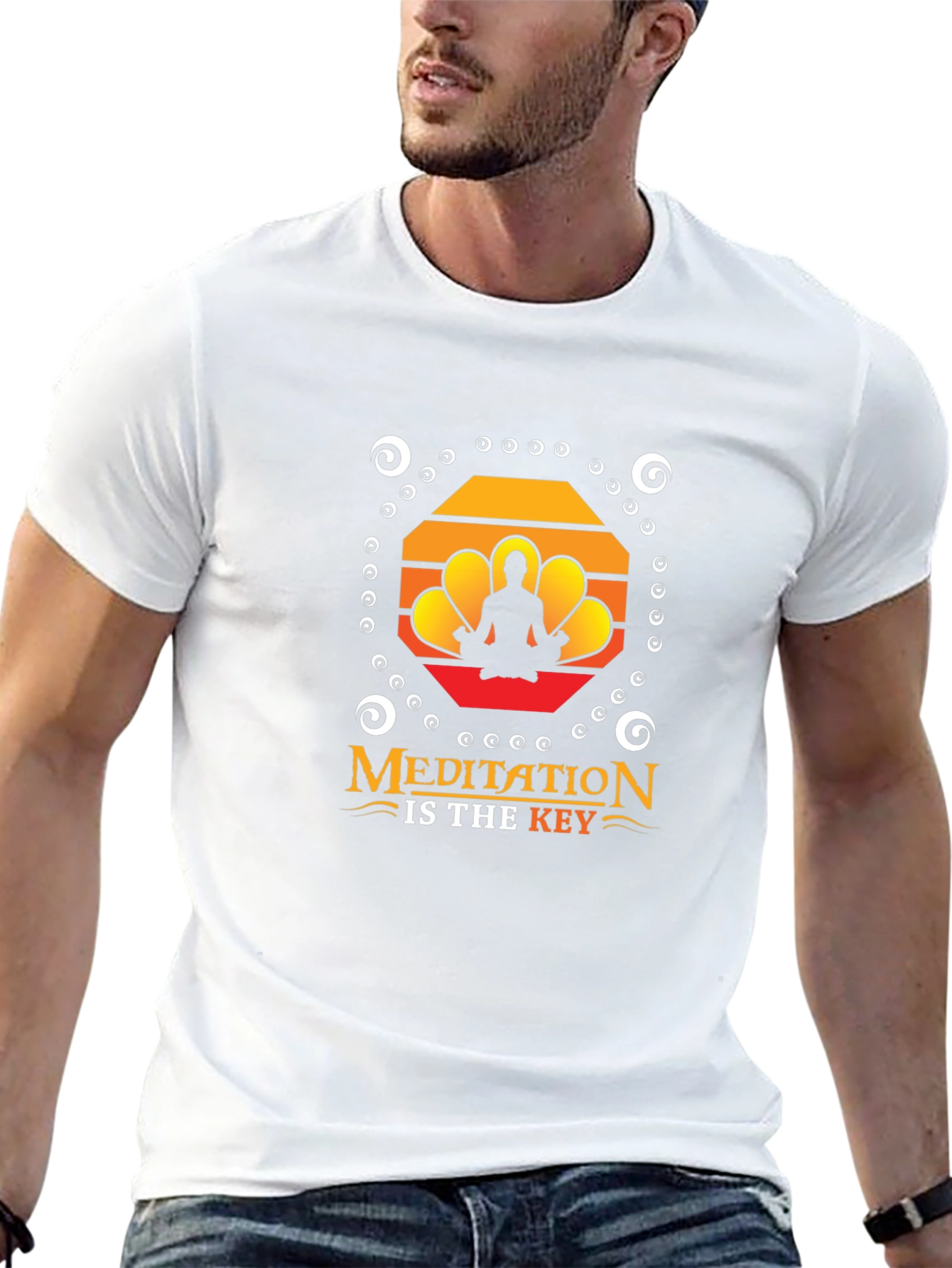Meditation Is Key T-Shirt - Yoga Zen Spiritual Tee