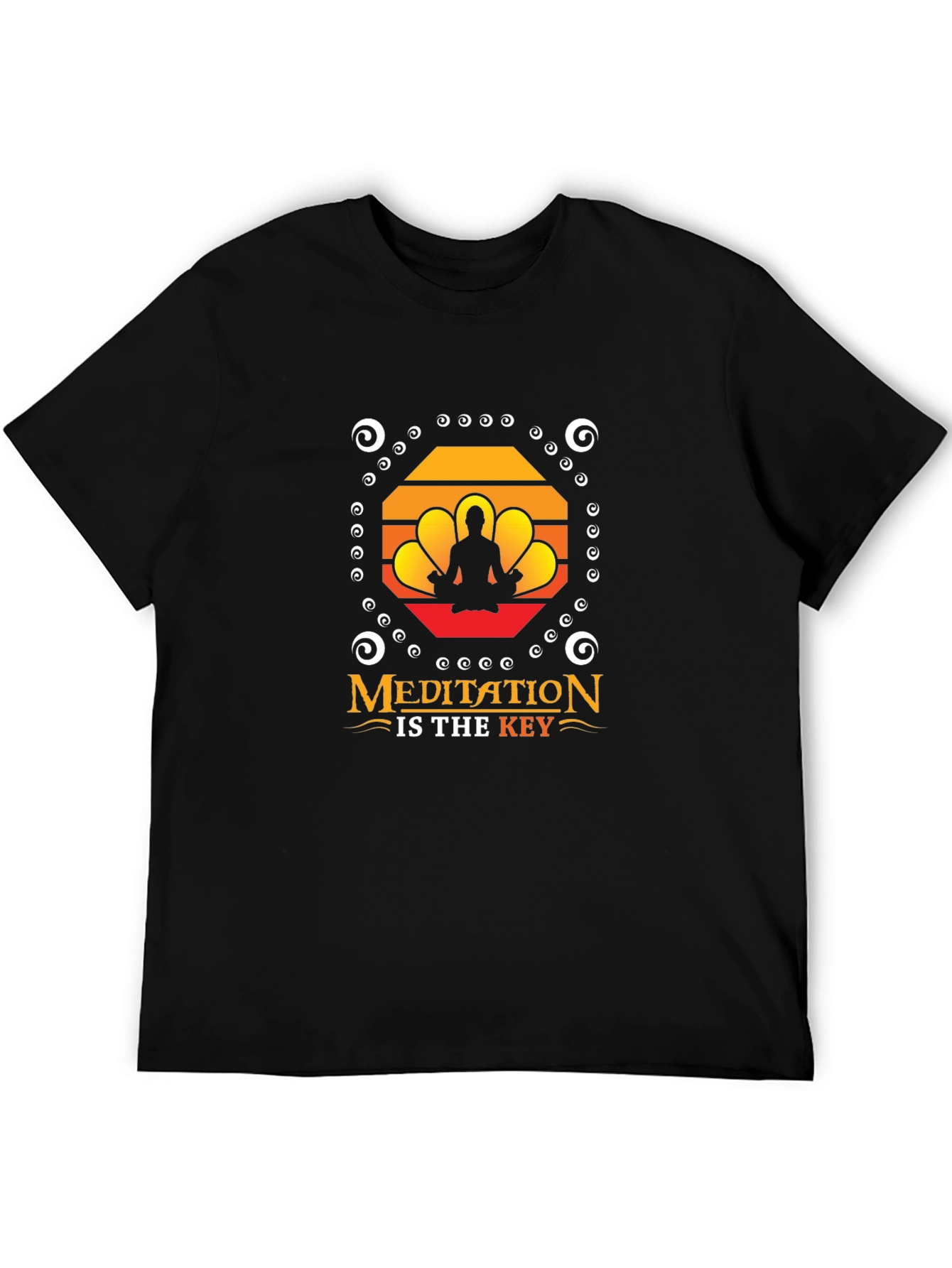 Meditation Is Key T-Shirt - Yoga Zen Spiritual Tee