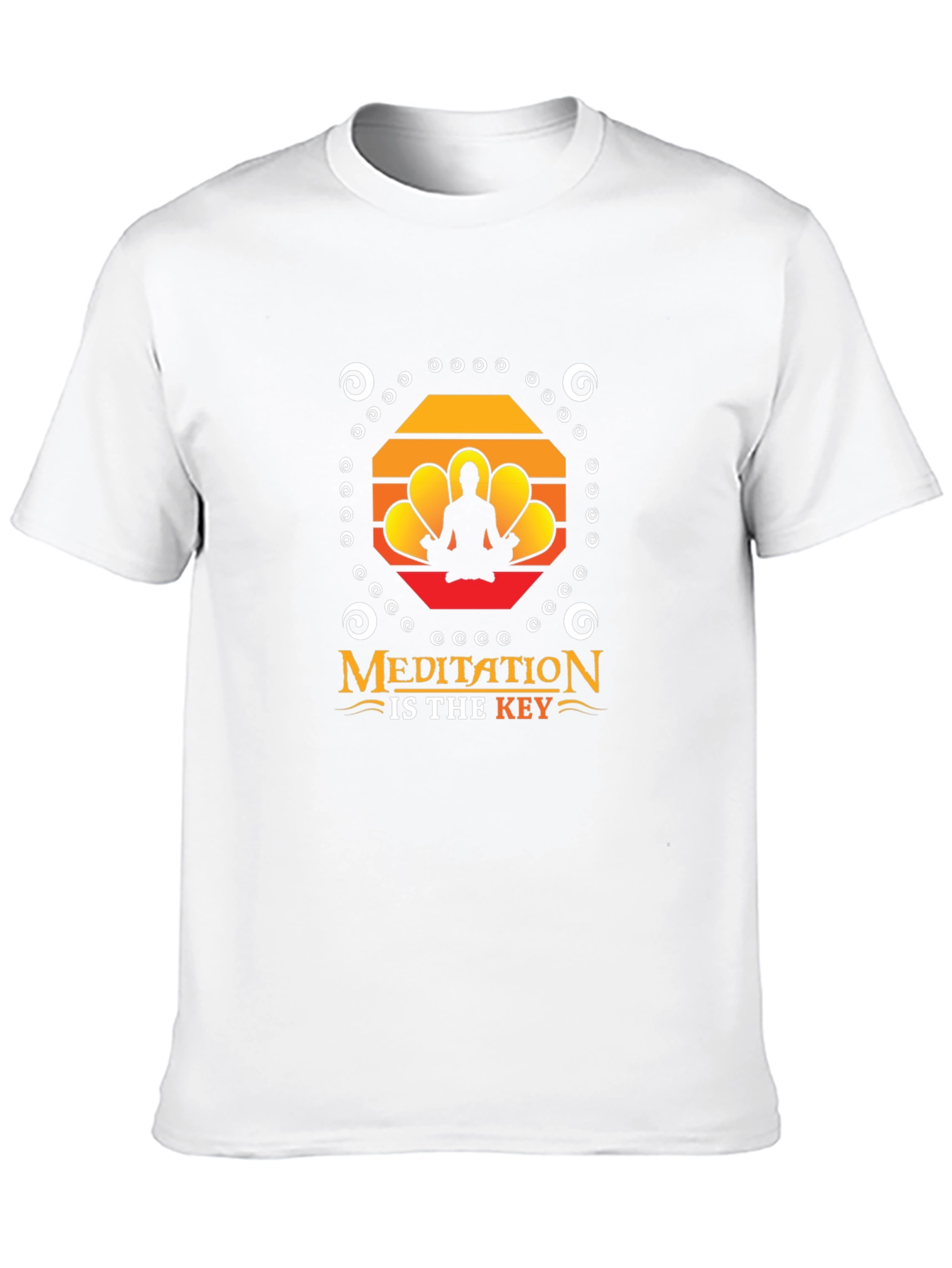 Meditation Is Key T-Shirt - Yoga Zen Spiritual Tee
