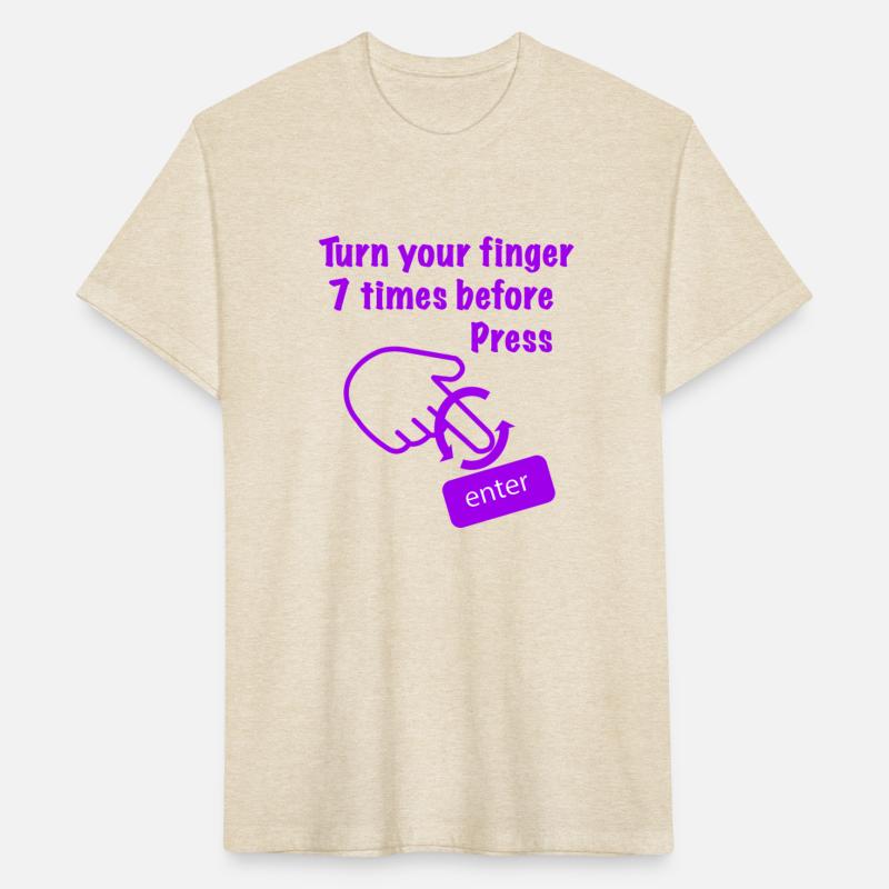 Turn your finger 7 times before press Enter