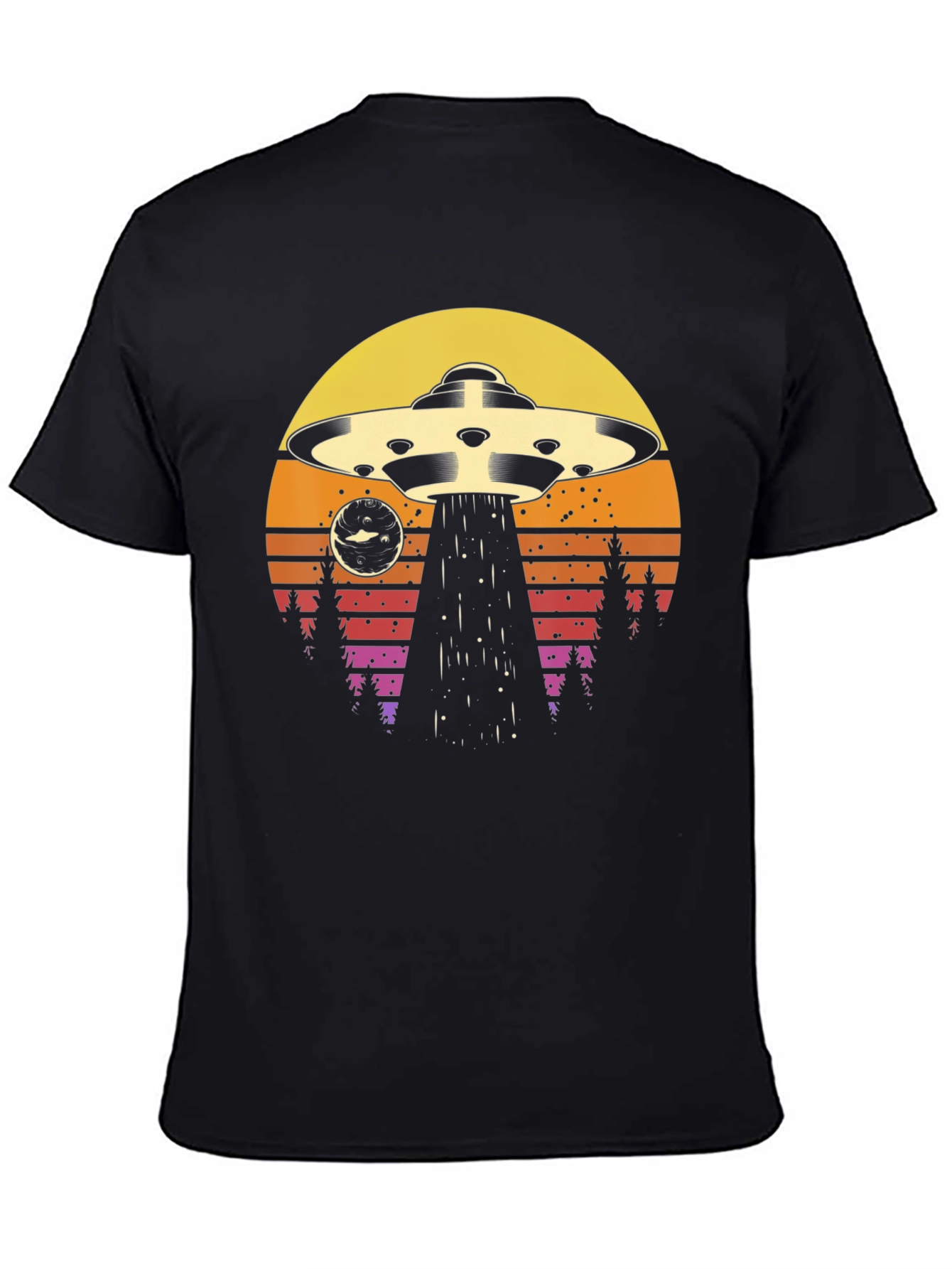 Retro UFO Abduction T-Shirt - Vintage Alien Tee
