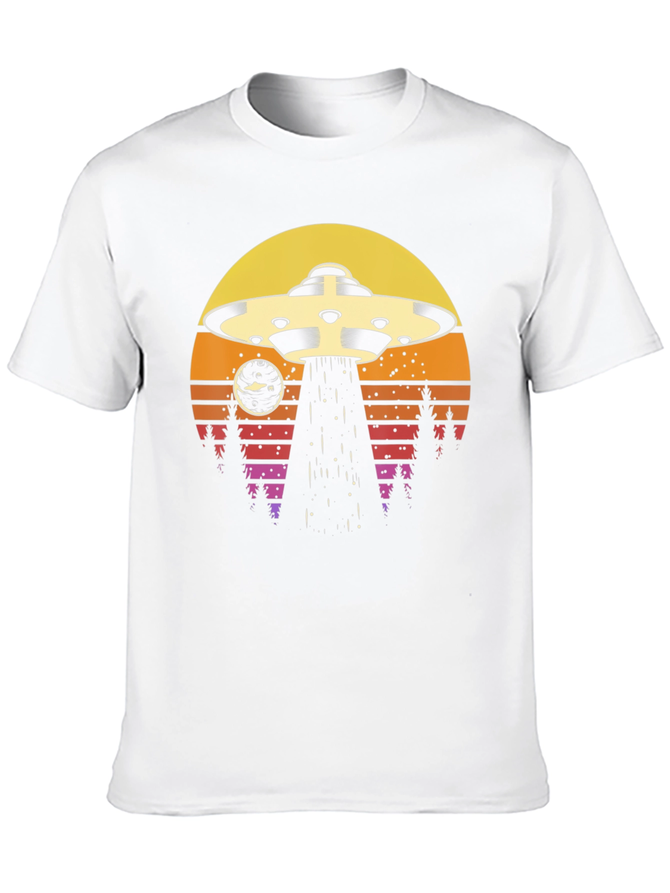 Retro UFO Abduction T-Shirt - Vintage Alien Tee