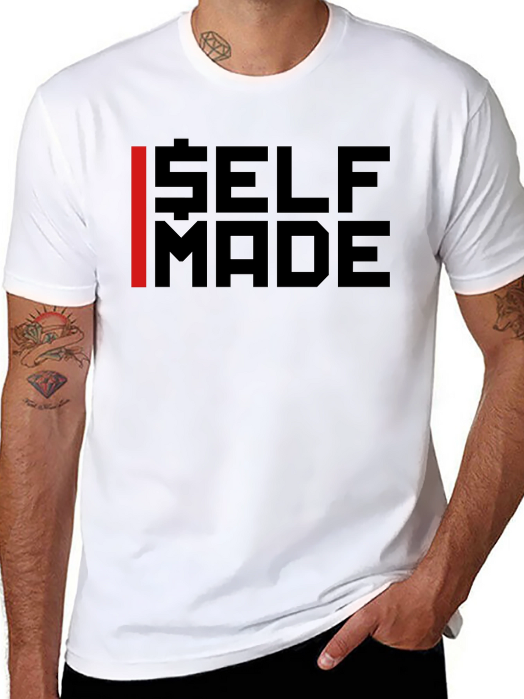Self Made Graphic Tee - Bold Statement T-Shirt