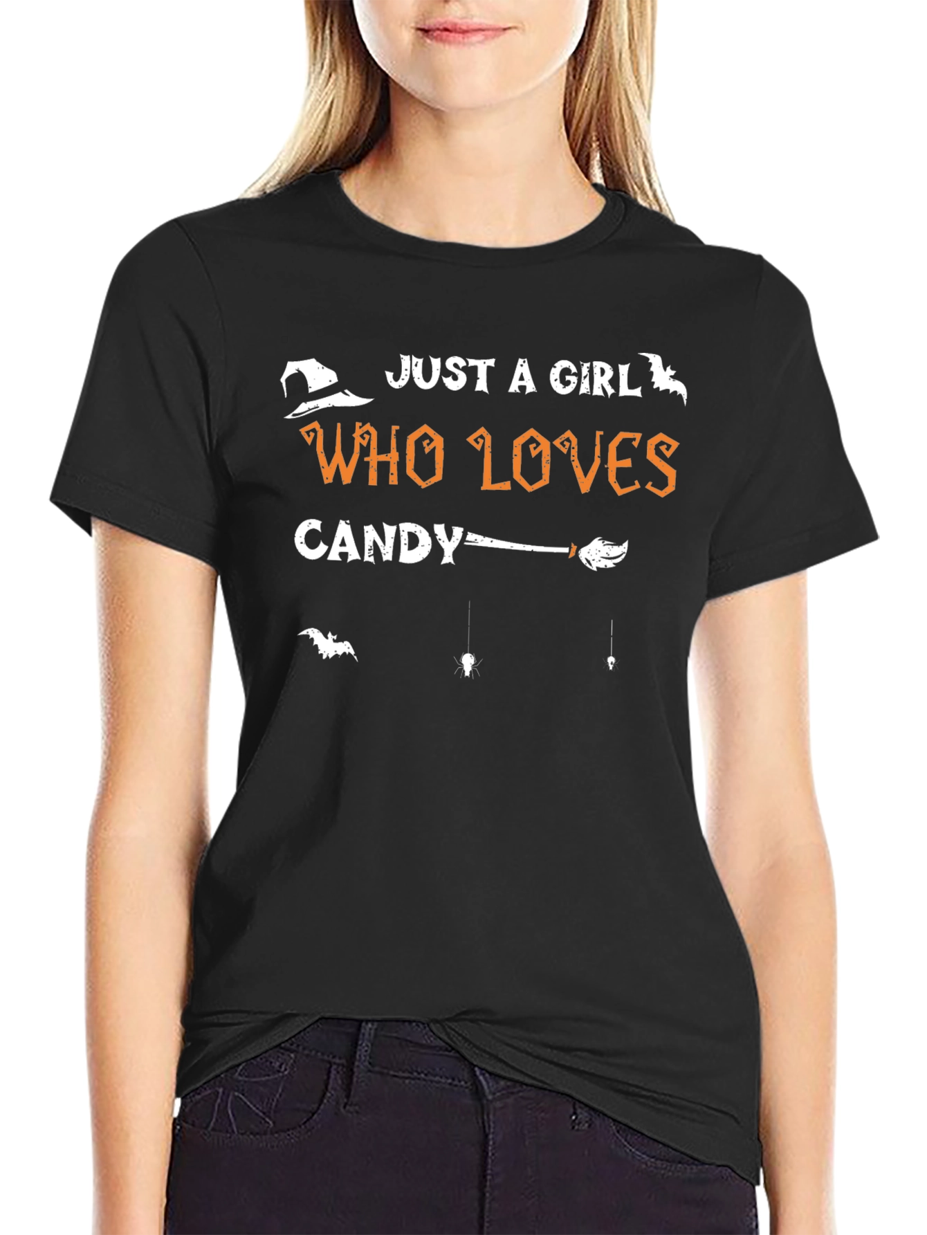 Just a Girl Who Loves Candy Halloween T-Shirt