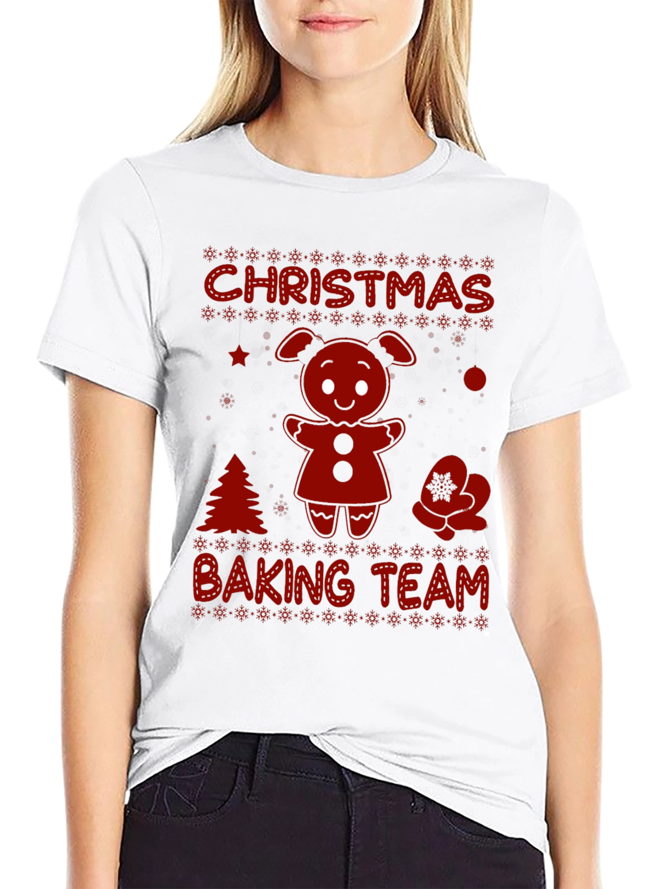 Christmas Baking Team Gingerbread Tee