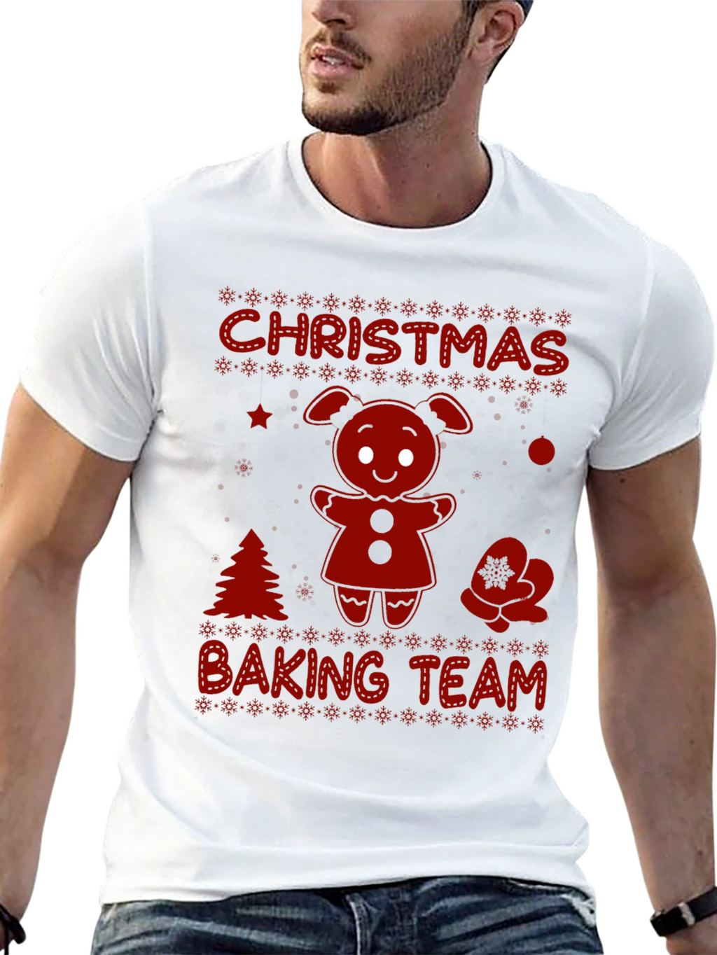 Christmas Baking Team Gingerbread Tee
