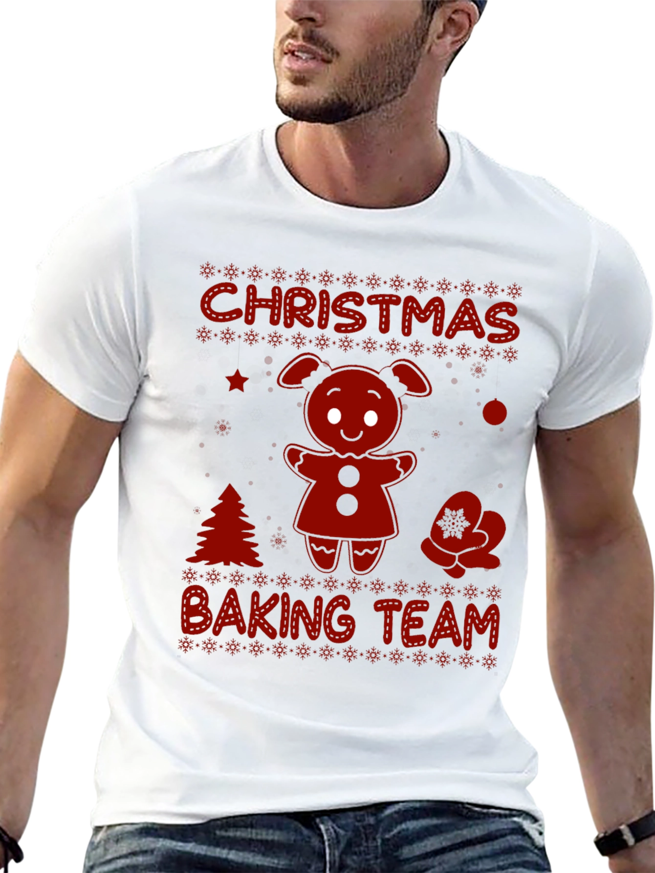 Christmas Baking Team Gingerbread Tee