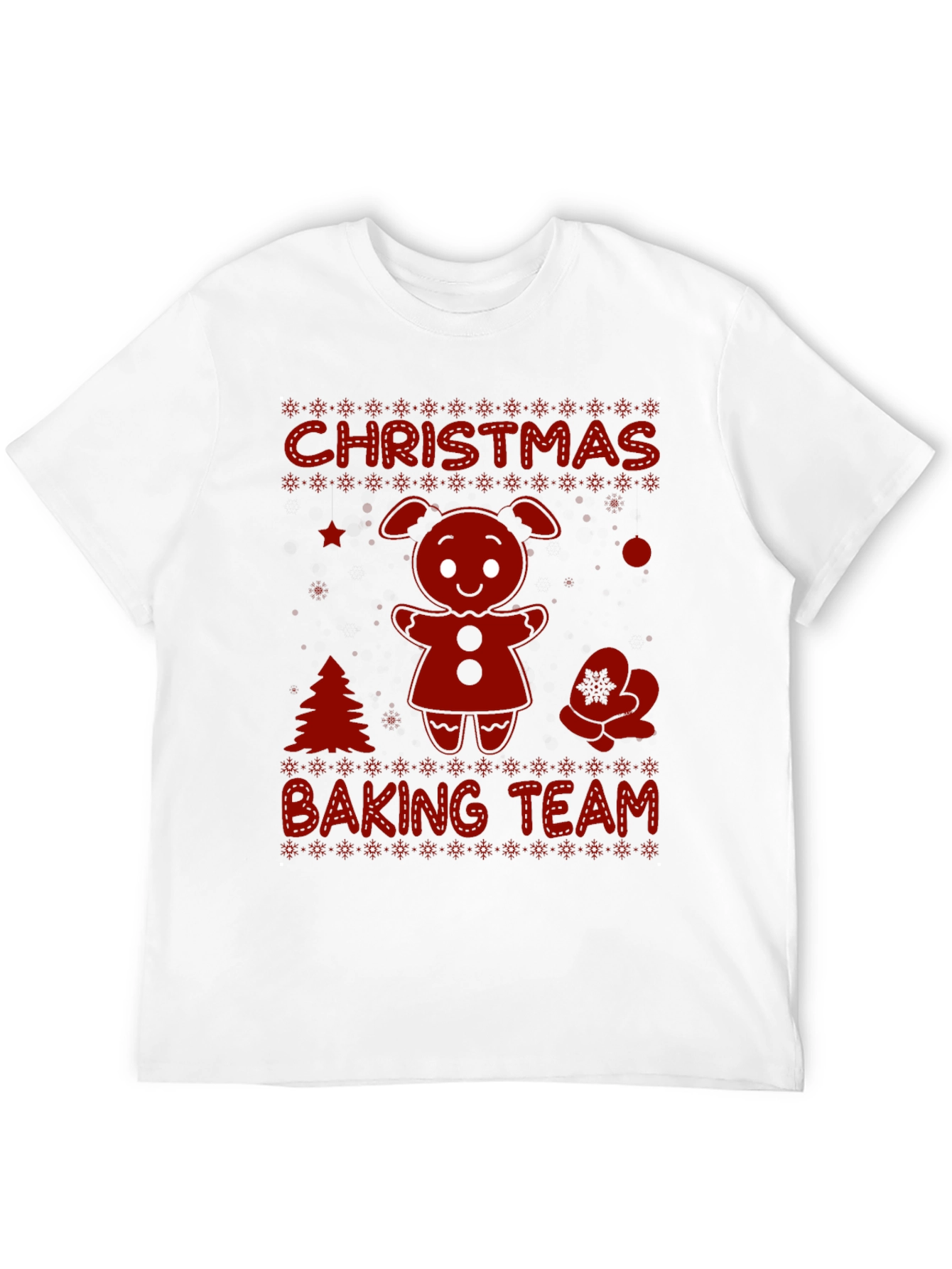Christmas Baking Team Gingerbread Tee