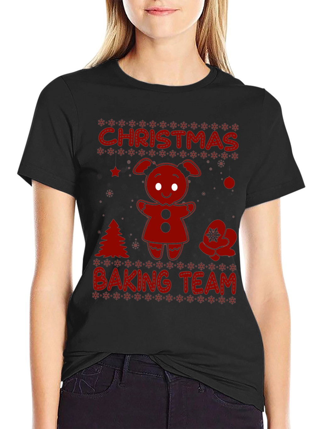 Christmas Baking Team Gingerbread Tee