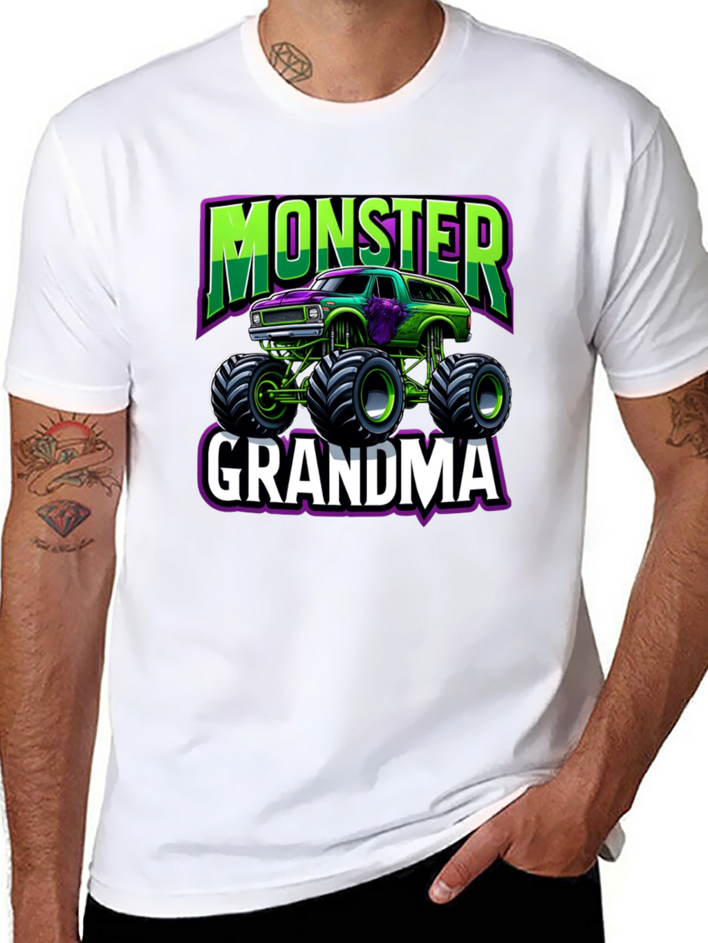 Monster Grandma Truck T-Shirt
