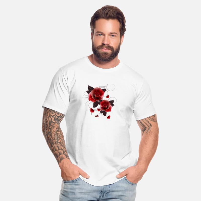 two beautiful mesmerizing red roses
