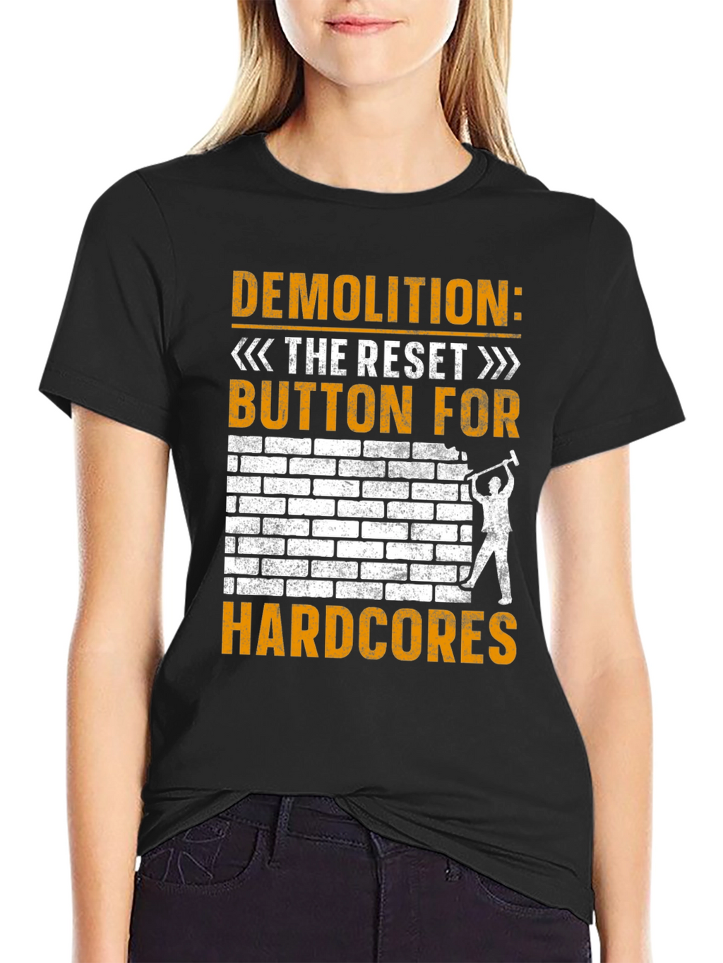 Demolition Reset Button Hardcore T-Shirt