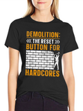 Demolition Reset Button Hardcore T-Shirt