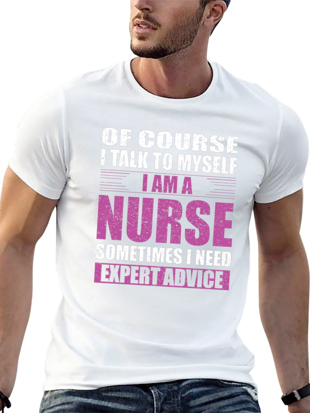 Nurse Expert Advice T-Shirt - Black
