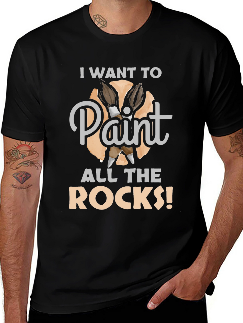 I Want To Paint All The Rocks! Graphic Tee