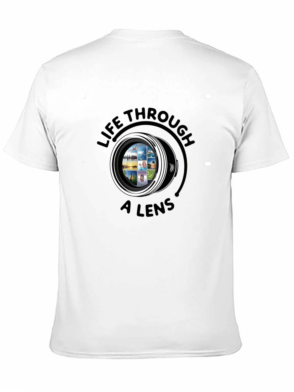 Life Through a Lens Black Graphic Tee