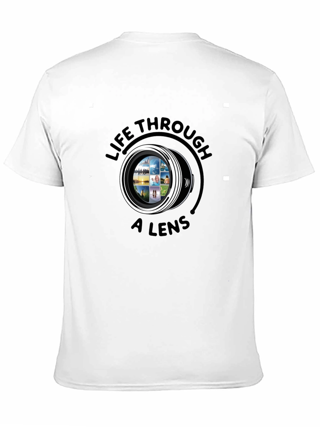 Life Through a Lens Black Graphic Tee