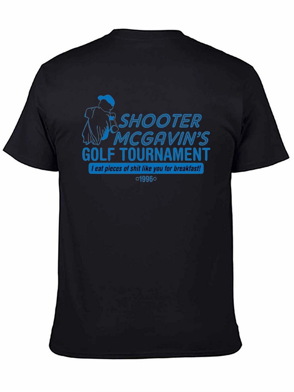 Shooter McGavins Golf Tournament Black T-Shirt