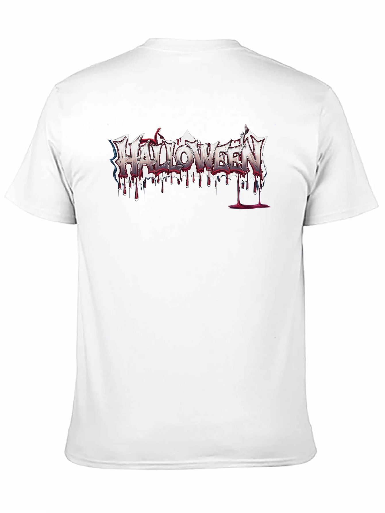 Halloween Bleeding Logo Black T-Shirt
