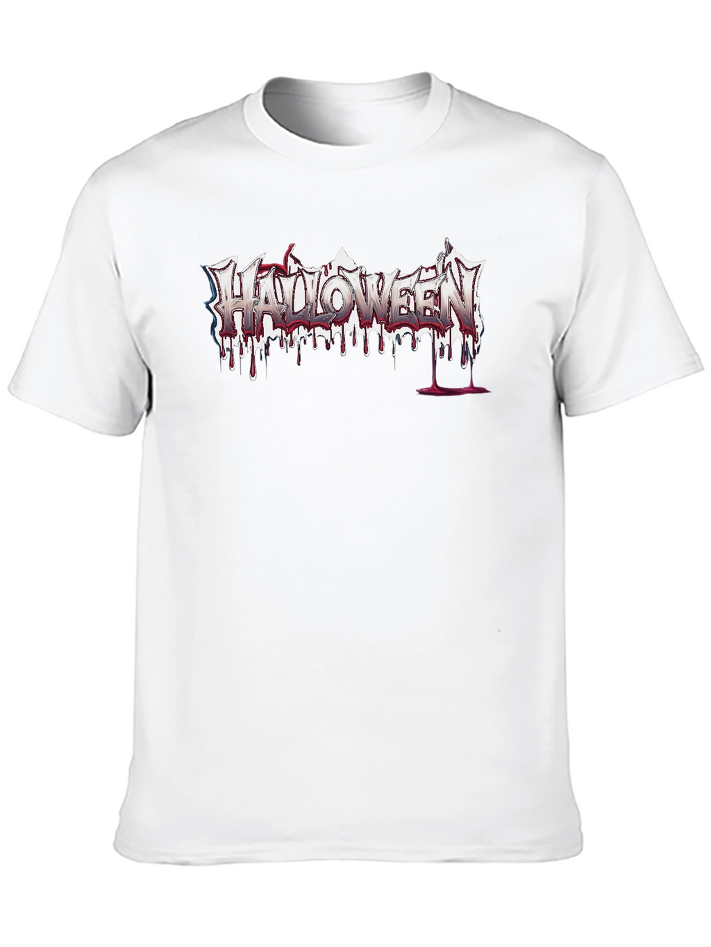 Halloween Bleeding Logo Black T-Shirt