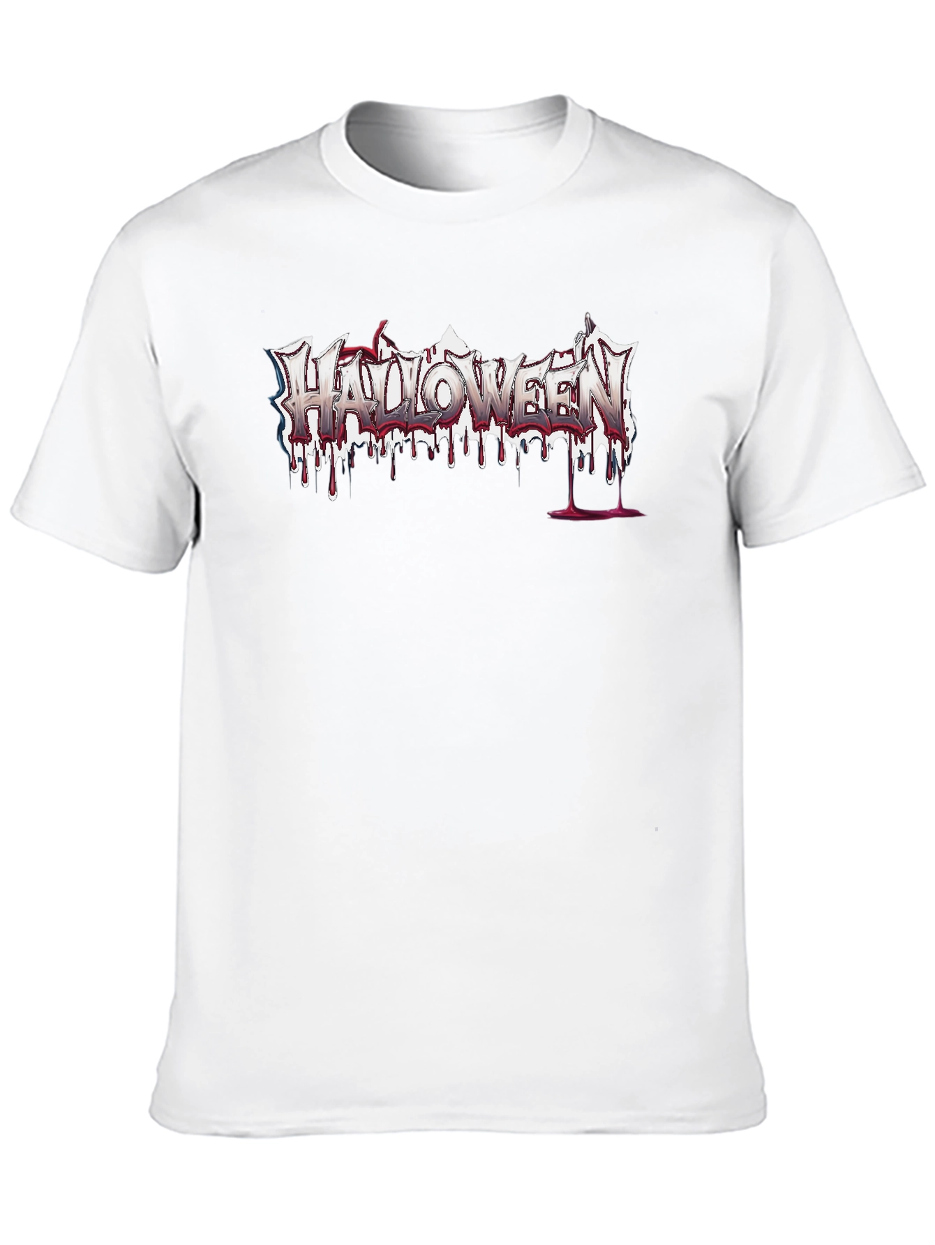 Halloween Bleeding Logo Black T-Shirt
