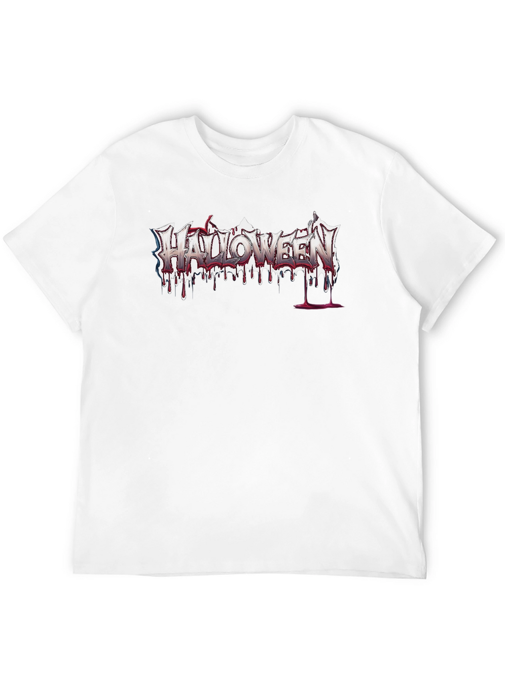 Halloween Bleeding Logo Black T-Shirt