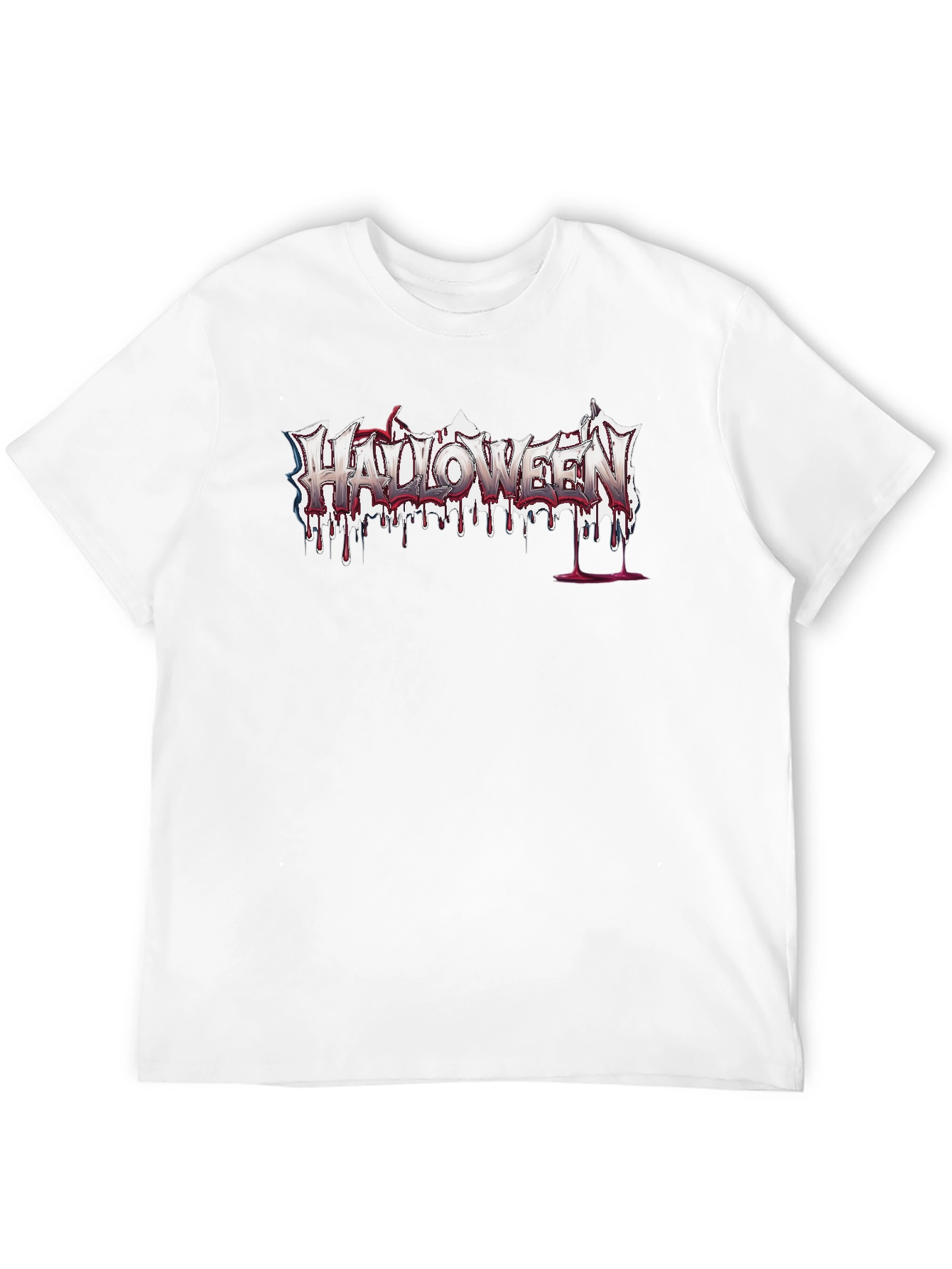 Halloween Bleeding Logo Black T-Shirt