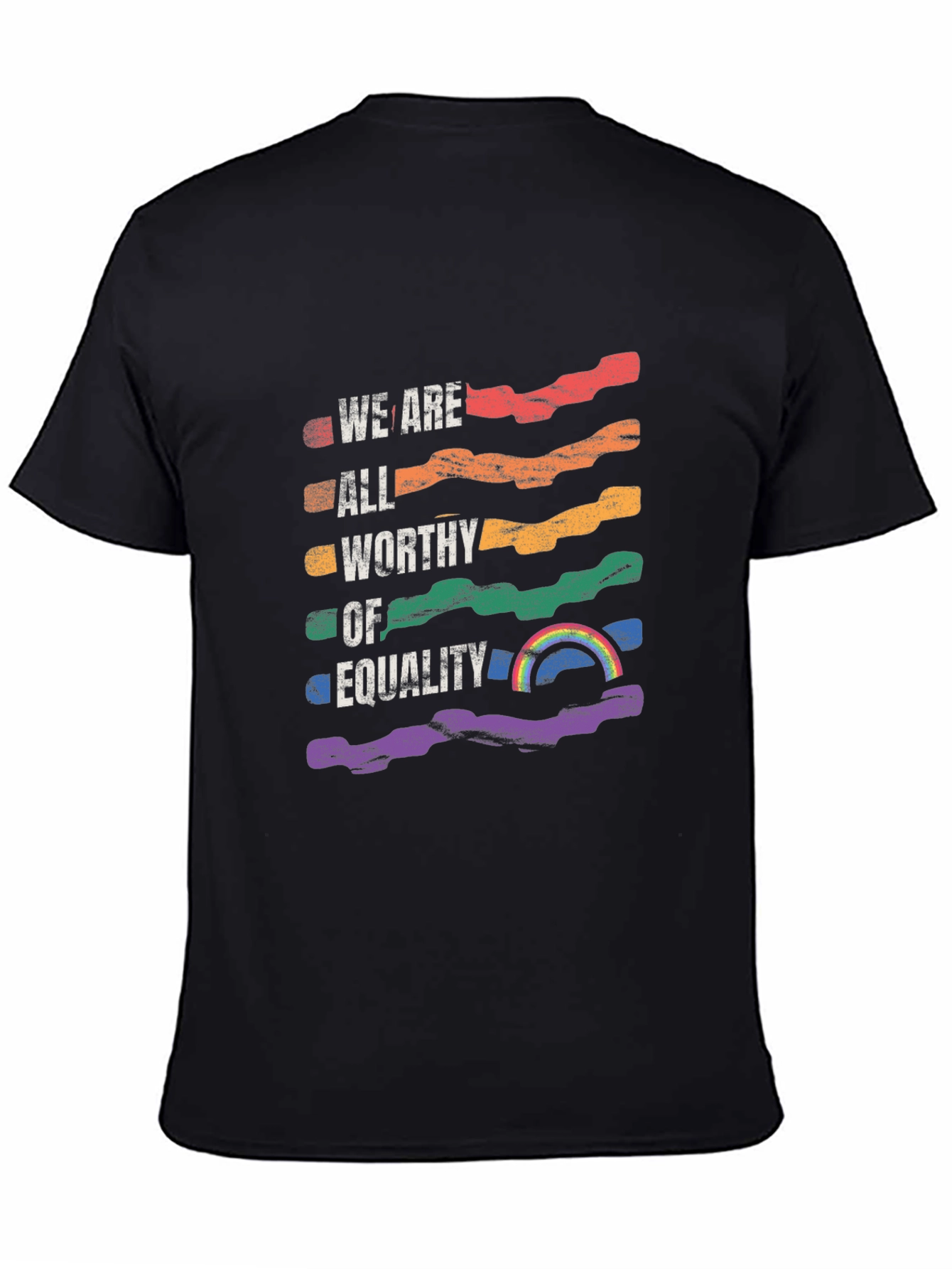 Equality Pride T-Shirt - Rainbow Colors