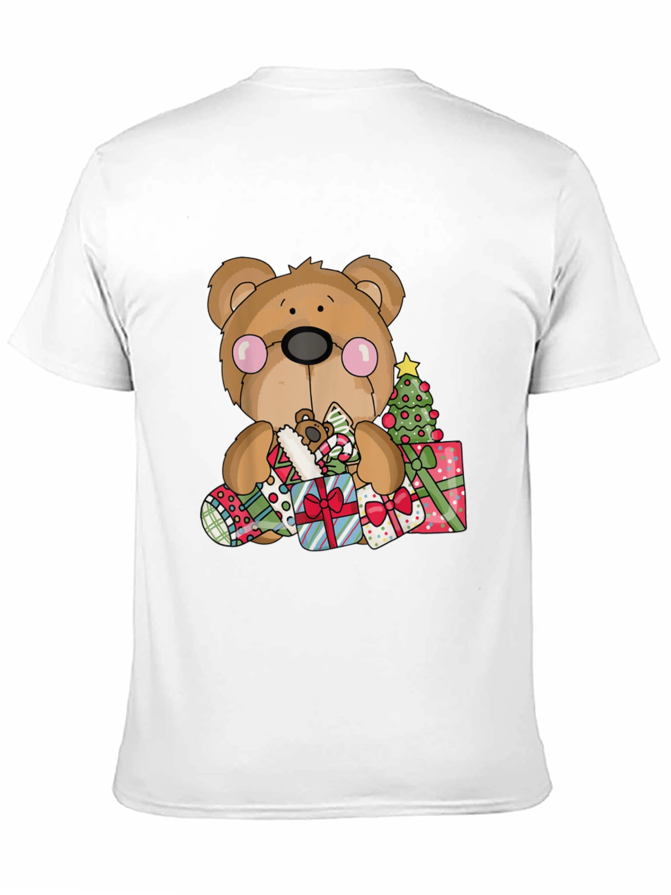 Festive Holiday Teddy Bear T-Shirt
