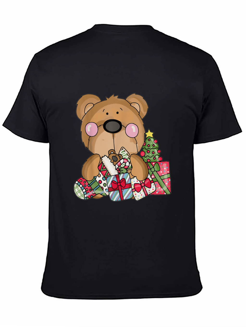 Festive Holiday Teddy Bear T-Shirt