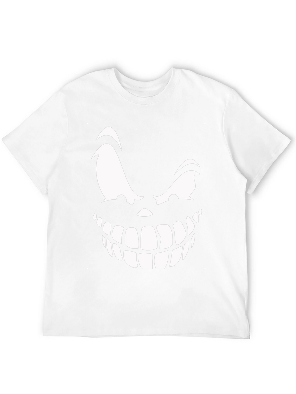 Creepy Smile Graphic Tee - Black