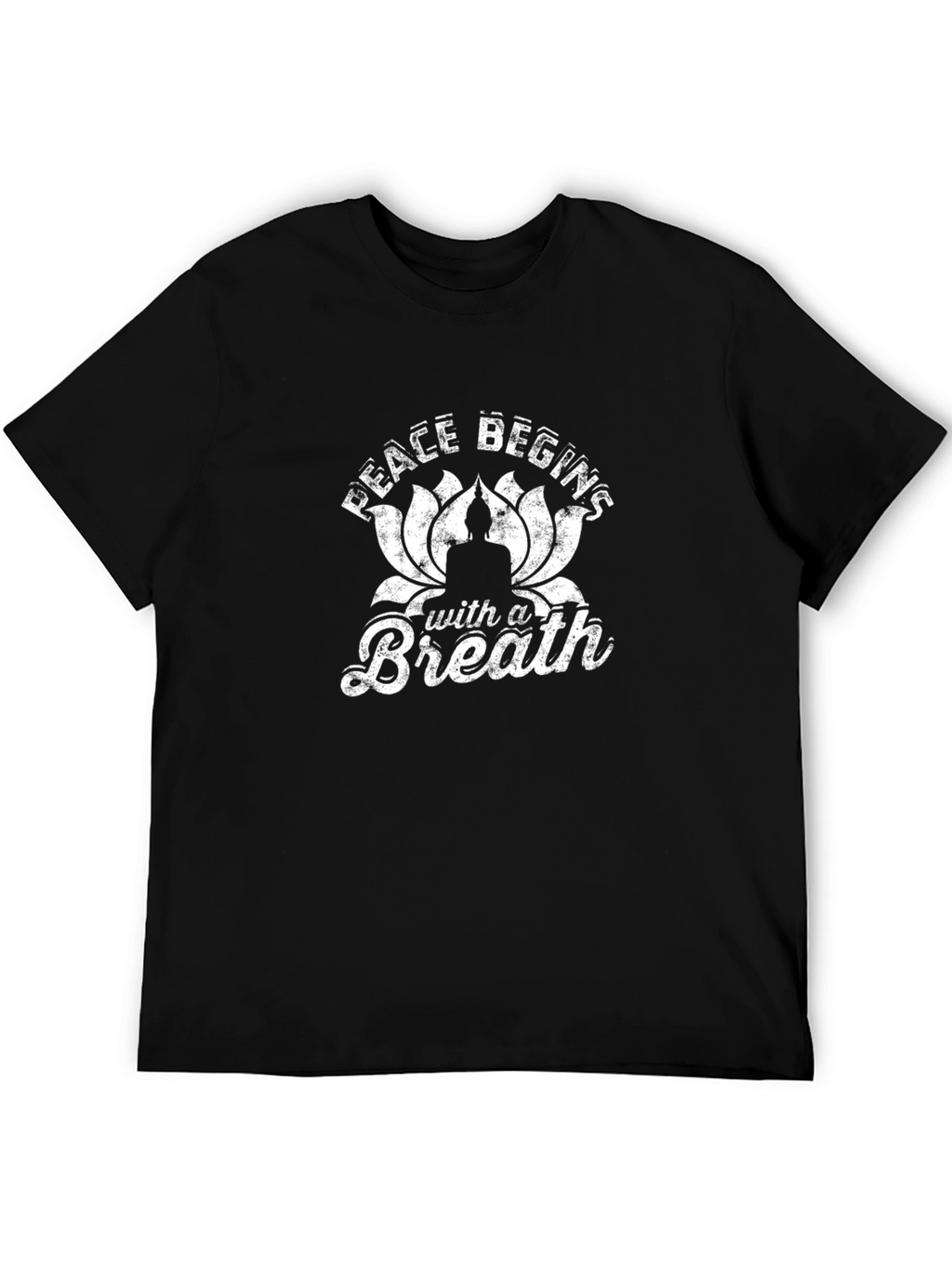 Peace Begins With a Breath Graphic T-Shirt